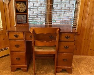 Small Country desk with chair