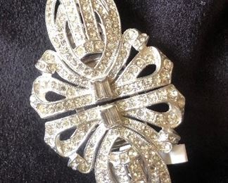 Vintage Coro Duette Brooch/Fur Clip