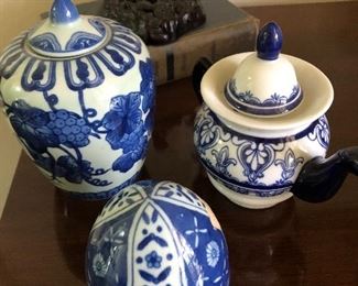 Blue and white collection