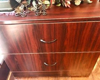 Wood file cabinet