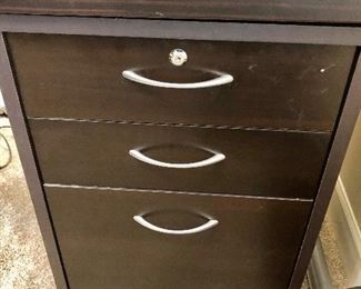 Metal file cabinet