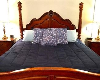 Handsome king size bed