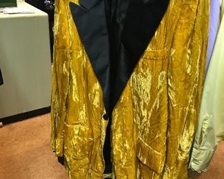 One on many velour smoking jackets.