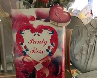 A rose that unfolds into a thong bikini.