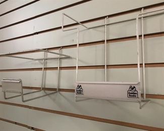 Little Golden book display racks for slat wall.