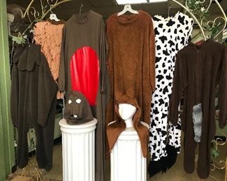 Animal and mascot jumpsuits made of real fake fur!