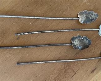 Mint julep straws sterling