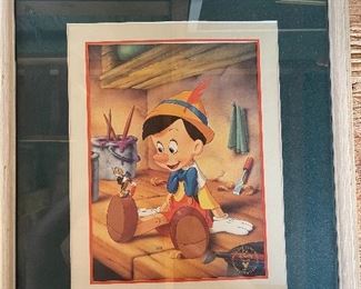 1993 Pinocchio Commemorative Print 