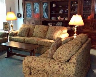 So comfortable La-Z-Boy Sofa and matching Loveseat in grand condition.