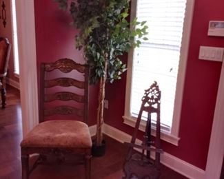 Dining Chairs, Ornate Easel