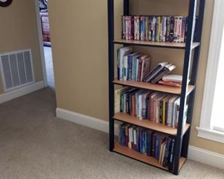 one of several book shelves, 