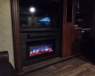 Fireplace in Jayco