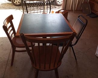 one of several square restaurant style tables