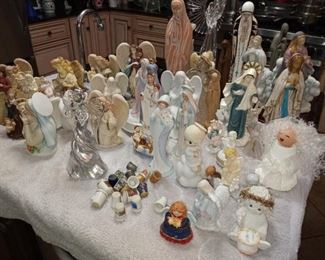large collection of angels