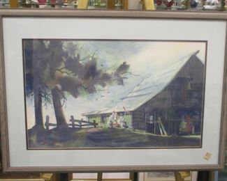 G. WILSON 1979 WATERCOLOR