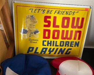 Vintage Porcelain Sign 