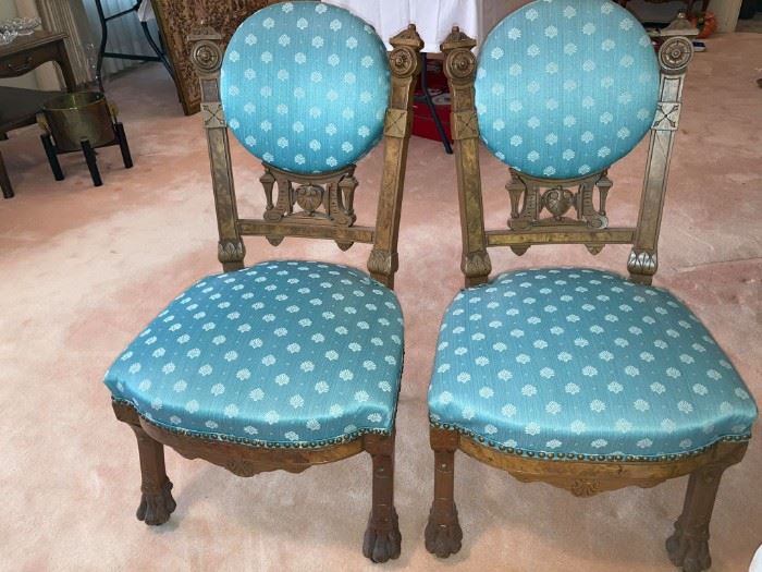 Antique Eastlake Parlor Chairs