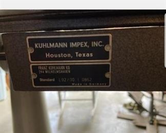vintage Kuhlmann Impex adjustable drafting table