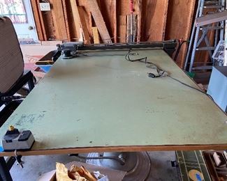 vintage Kuhlmann Impex adjustable drafting table