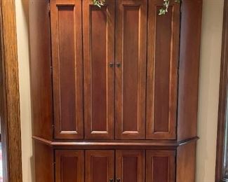 Corner Entertainment Armoire / Cabinet