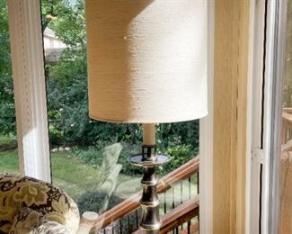 Tall Vintage Metal Table Lamp (there are 2 of these available)
