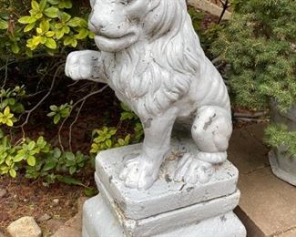 Garden Statues - Pair of Lions