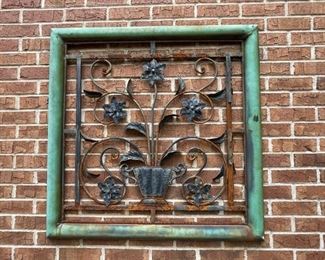 Metal Garden Art Panel