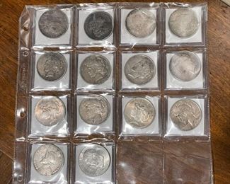 Silver Morgan Dollars & Peace Dollars 