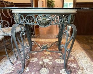 (detail view of table)