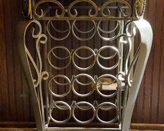 Wine Rack Table with Stone Top (matches dining table & chairs)