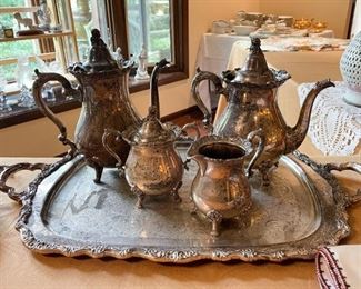 Silver Plate / Silverplate Coffee & Tea Set