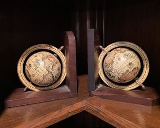 Globe Bookends
