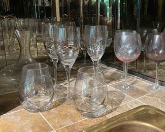 Barware - Wine Glasses, Bar Glasses, Stemware, Decanters