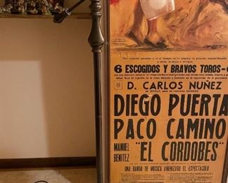 Floor Lamp with Glass Shade