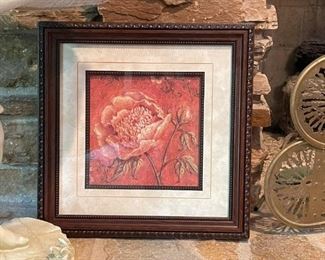 Framed Floral Print