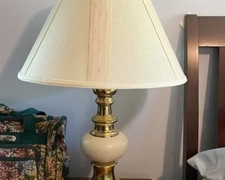 Brass & Ceramic Table Lamps (there are 2 of these available)