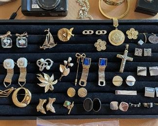 Costume Jewelry, Men's Cuff Links & Tie Clips