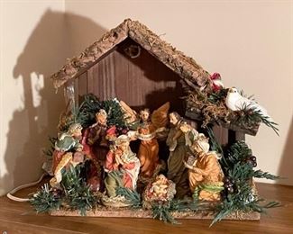 Christmas Decor - Vintage Nativity