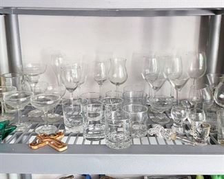 Glassware, Stemware, Bar Glasses