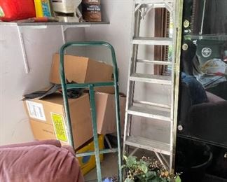 Hand Truck / Dolly, Aluminum Ladder, Artificial Florals
