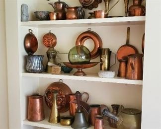 Lots of Copper and Pewter