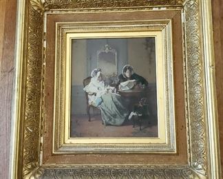 19th century interior scene by Alexander Hugo Bakker Korf 
(1824-1882) Netherlands. – 
Titled “The Invalid”.  
