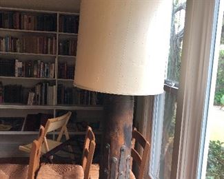 Massive brutalist lamp