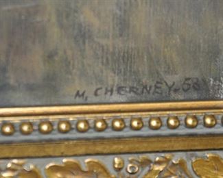 Signed Marvin Cherney, 1958