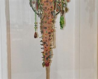 Beaded Healing Spirit Doll in Acrylic Display Box