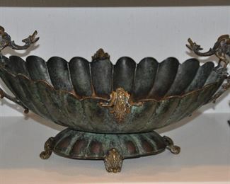 Vintage Brass Urn/Planter