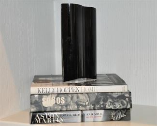 One of Selection of Vases with the Book Collection