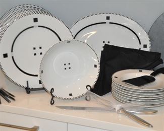 Additional Amazing Swid Powell "Tuxedo", Dinnerware 