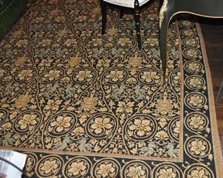 Wonderful Needlepoint Area Rug, 7'8" x 9'10"