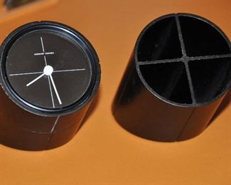 MCM Georg Jensen Denmark Desk Set, Clock and Pencil Caddy